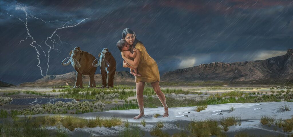 Footprints from 10,000 Years Ago Unveil Astonishing Human and Megafauna History