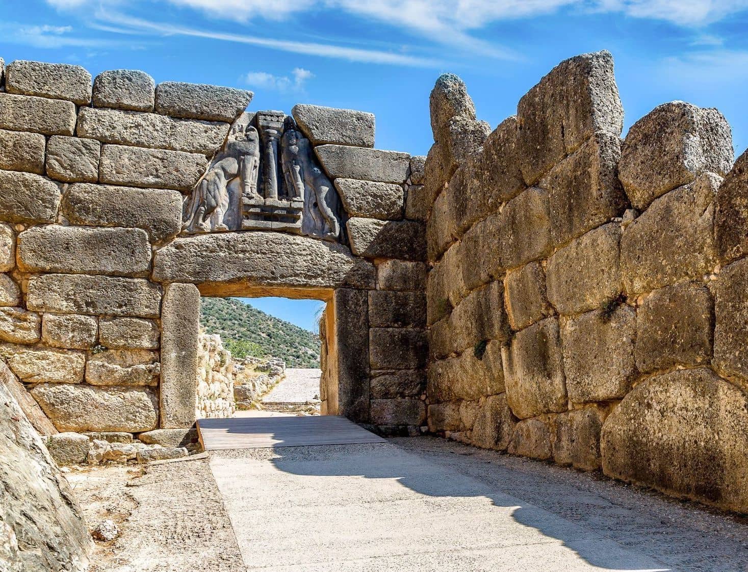 lions gate | Mycenae Greeece