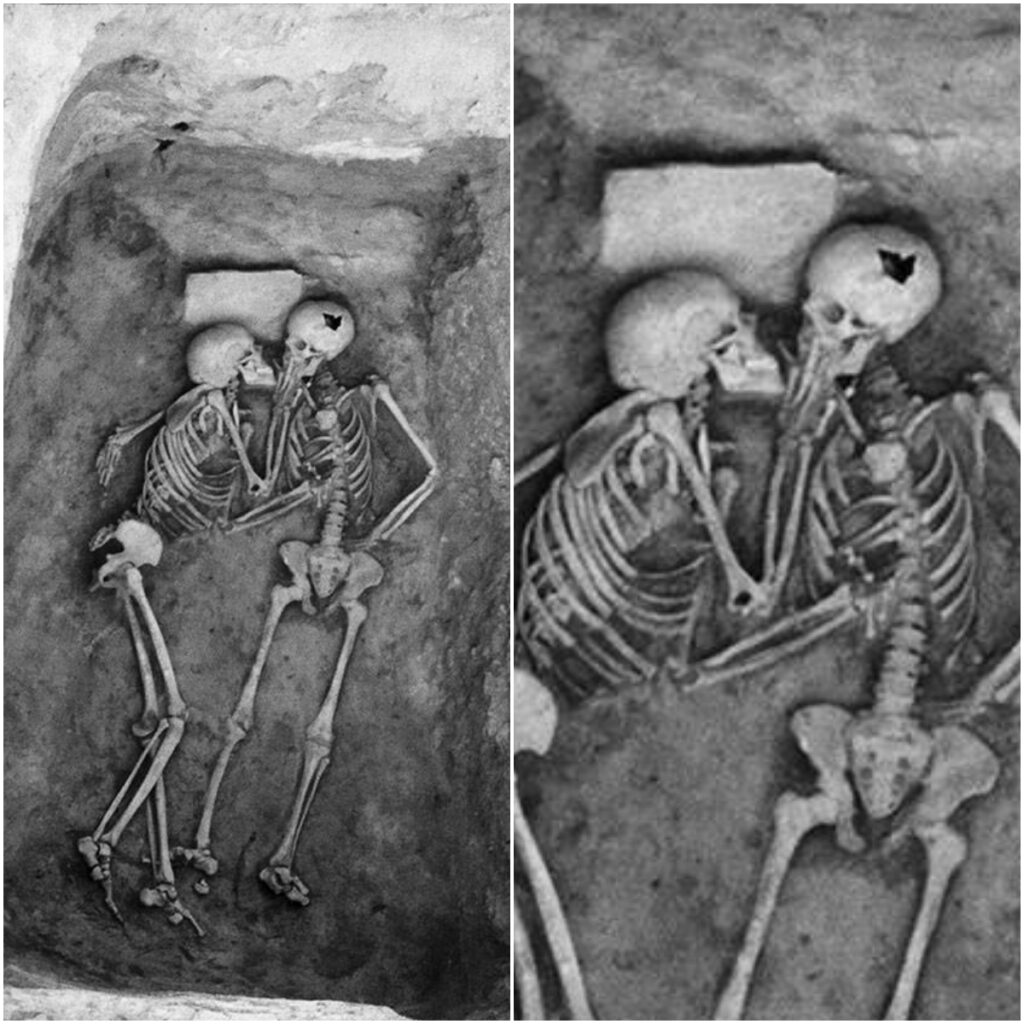 Timeless love unearthed: The tragic truth behind the kiss from 800 BC