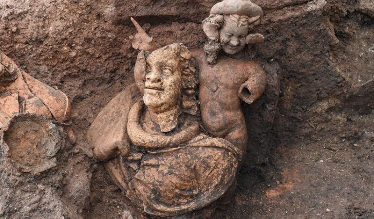 Archaeological Marvel: Ancient Statues of Greek Deities Found in Kotyora