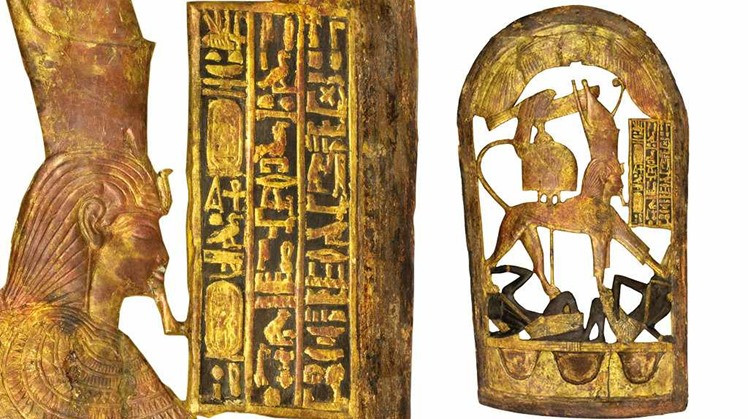 Ancient Power and Symbolism: The Majestic Ceremonial Shields of Tutankhamun