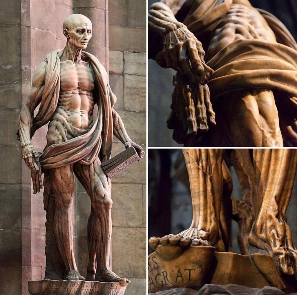 The Haunting Masterpiece: Confronting Mortality and the Human Spirit through the Statue of Saint Bartholomew