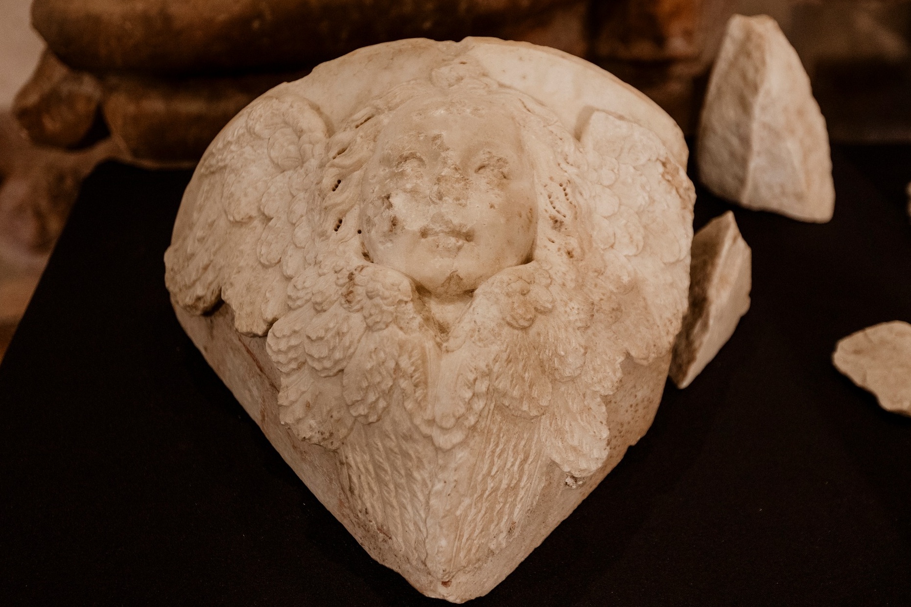 Sensational' Carved Marble Cherubs From 15th Century Unearthed at Castle - Newsweek