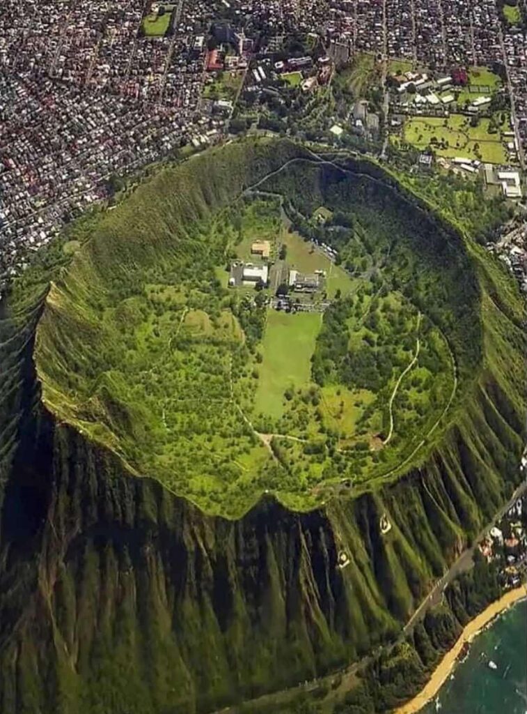 Discovering the Majestic Diamond Head: A Breathtaking Aerial Journey