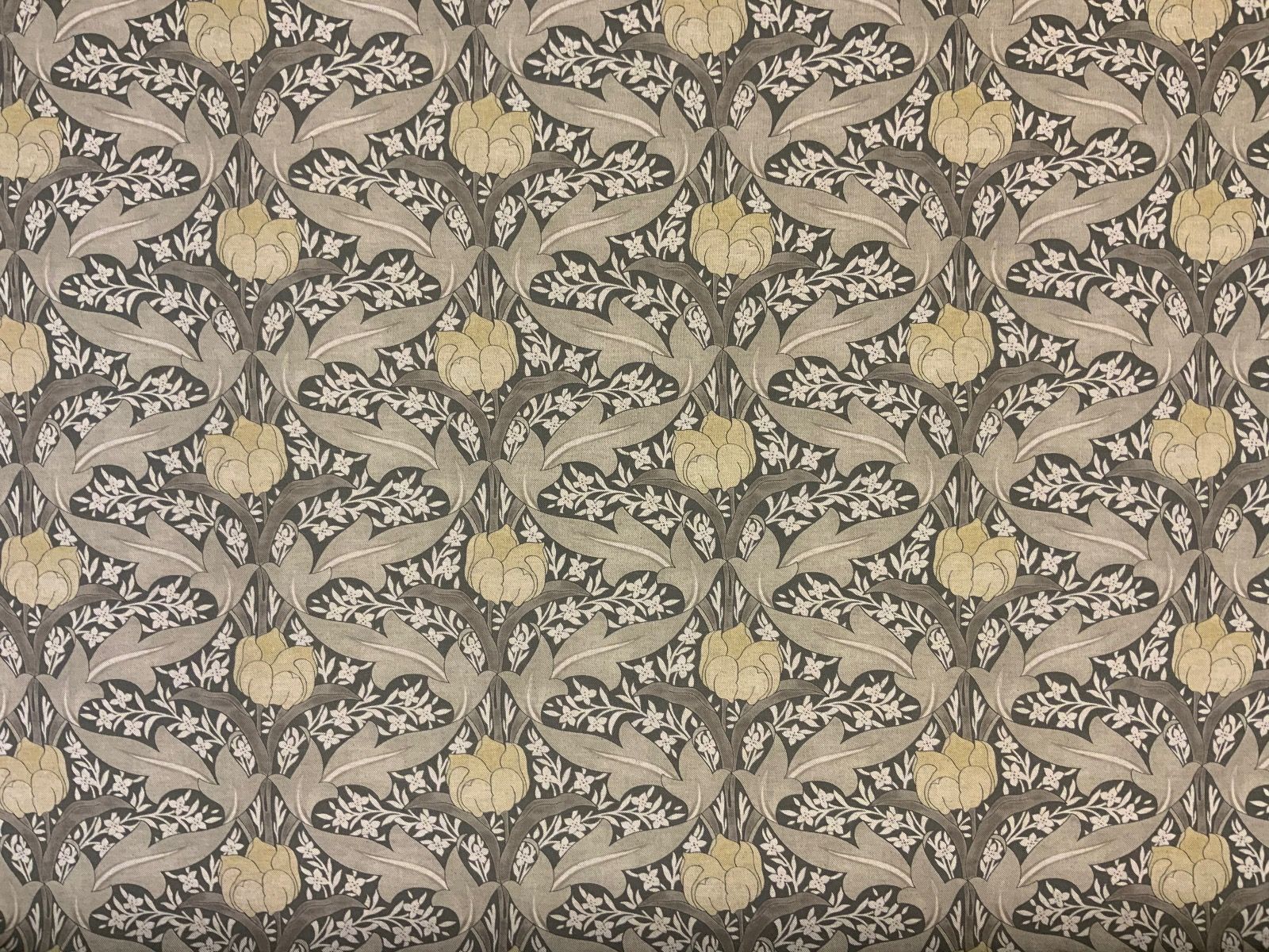 S159 Deco Tulip Linen Taupe | Textile Express Fabrics | Buy Fabric Online