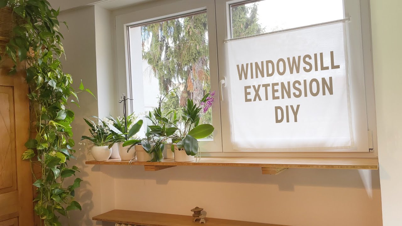 DIY Windowsill Extension Method - Easy & Removable Without Damage - Renter  Friendly - YouTube