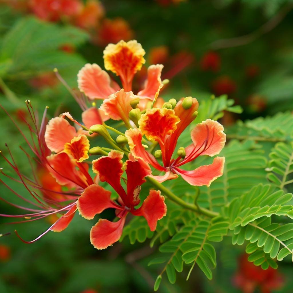 Caesalpinia pulcherrima (Barbados Flower Fence, Dwarf Poinciana, Peaco –  MySeedsCo