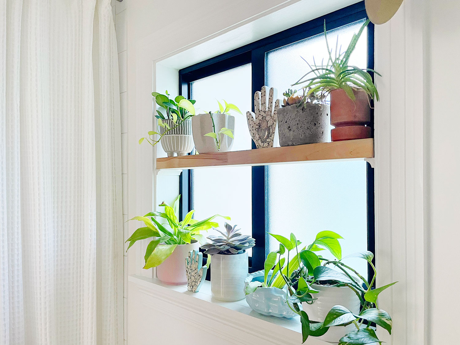 Easy DIY Window Plant Shelf | Young House Love