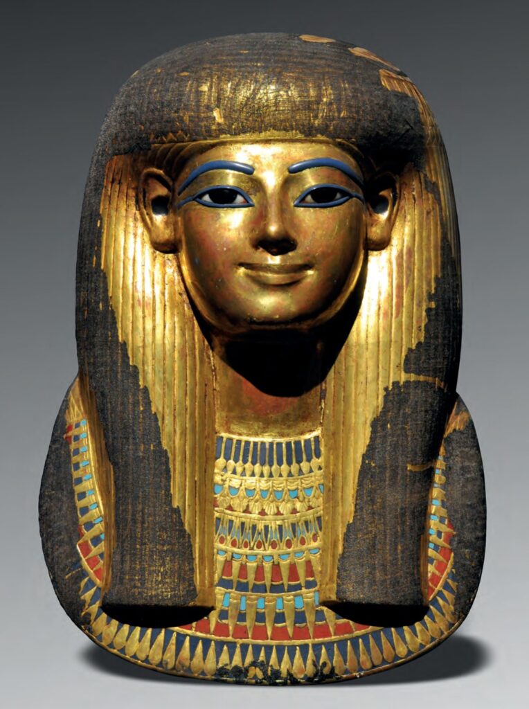 The Funerary Cartonnage Mask of Lady Tjuya: A Window into Ancient Egyptian Art and Beliefs