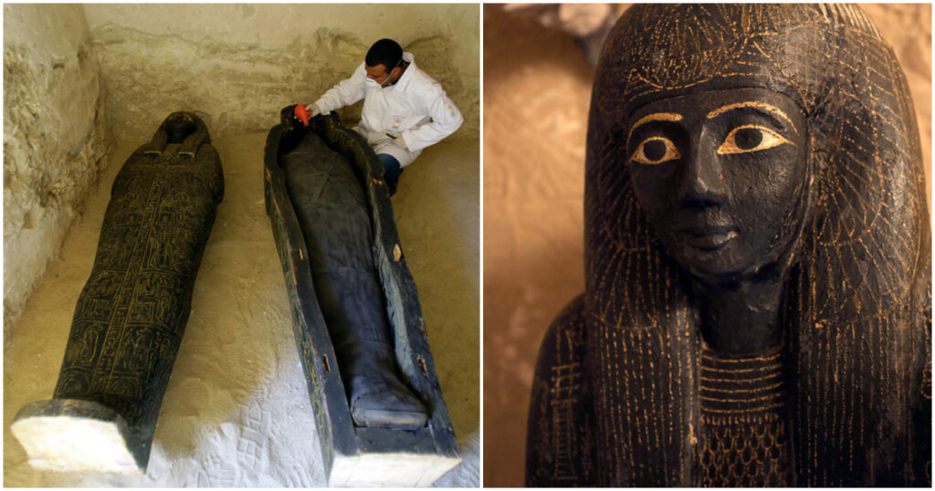 A Grand Discovery: Unveiling a 3,000-Year-Old Sarcophagus in Saqqara, Egypt