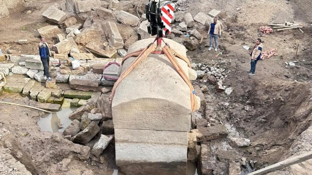 The Marvelous Discovery from the Egyptian Desert: The 60-Ton Granite Sarcophagus and Fragments of Ancient History