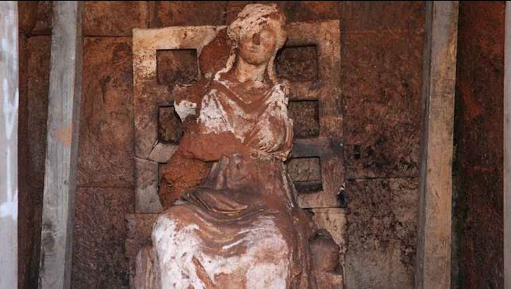 2,100-Year-Old Marble Statue of Goddess Cybele Unearthed in Turkey